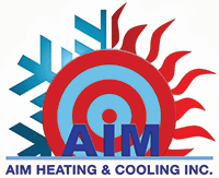 Logo Aim Heating and Cooling Inc.